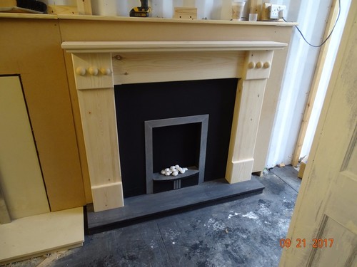 Large 40mm top fire surround - large,