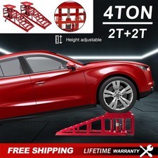 4 ton Hydraulic Car Ramps 2PC
