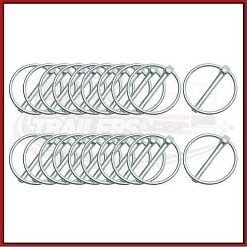 6mm dia pin lynch pins - 20,