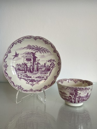 Rare early worcester puce - rare,