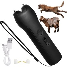 USB Electric Pig Cattle Moving Tool Cows Livestock Driving Stick Repel Black UK