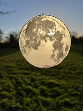 stained glass panel Moon