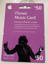 2006 USA iTunes Gift Card - "iPod Silhouette Campaign" Old Card