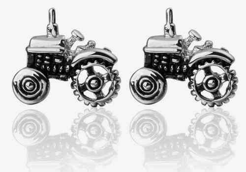 Vintage tractor cufflinks