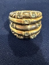 David Yurman Blue Topaz 5-Row