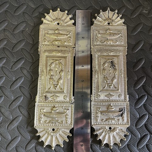 Pair antique cast - cast,