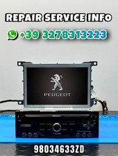 98034633ZD REPAIR RADIO NAVIGATOR PSA RNEG 2 RT6 WITH 1 YEAR WARRANTY