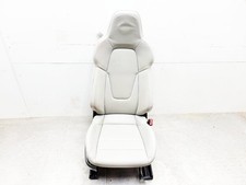 PORSCHE 911 992 COMPLETE SEAT CHALK LEATHER HEATED FRONT RIGHT DRIVER SIDE 2019