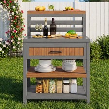 Outdoor Kitchen Unit, Wooden