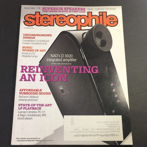 Stereophile magazine november - stereophile,