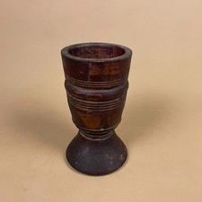 Antique Wooden Goblet Vase