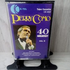 PERRY COMO GREATEST  VOL 2 CASSETTE TAPE ALBUM - RARE RETRO VINTAGE