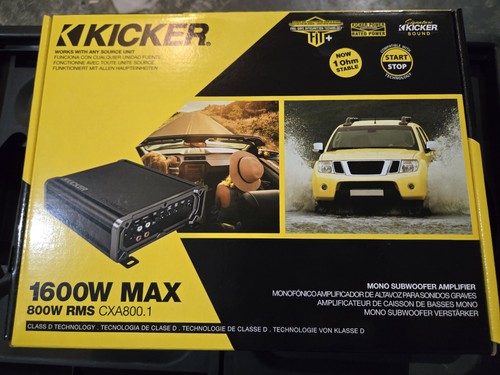 Kicker 1600w car audio class - car,