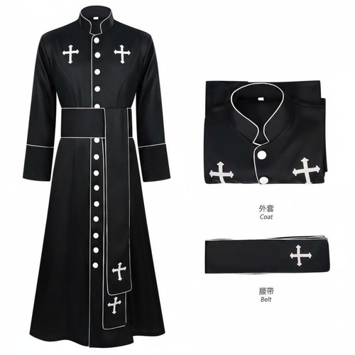 Priest cassock matching belt - priest,
