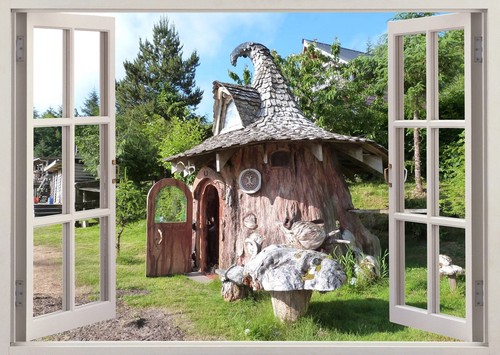 Cottage nature scene - cottage,