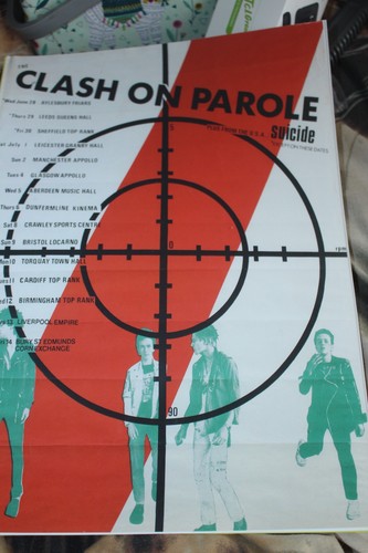 Clash punk poster - punk, a3