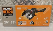 WORX Powershare Cordless Circular Saw Worxsaw 20V 120mm WX531.9 BODY ONLY, NEW