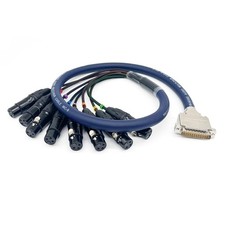 3.28ft DB25 to XLR Snake