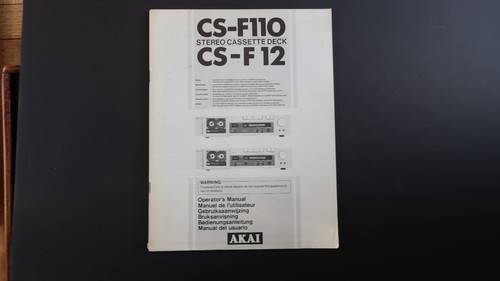 Original akai f110 - akai, cs-f12
