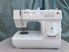 Working Husqvarna Viking H Class E10 Sewing Machine  with pedal, parts, manuals 