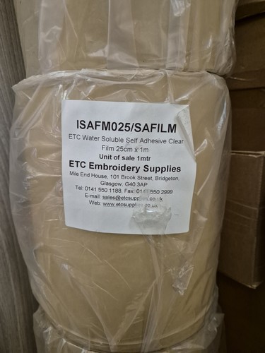 Water soluable embroidery self - soluable,