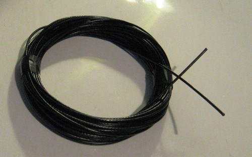 Mtrs black pvc - black, coated