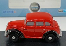 OXFORD 76MES006 Red  Morris Eight E Saloon 1.76  OO GAUGE