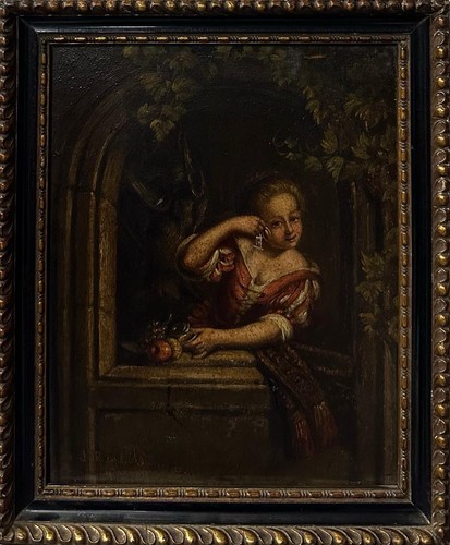 Ricardo antique oil - oil, painting