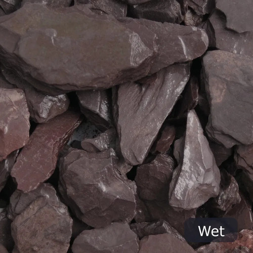 Plum slate garden landscape - slate,