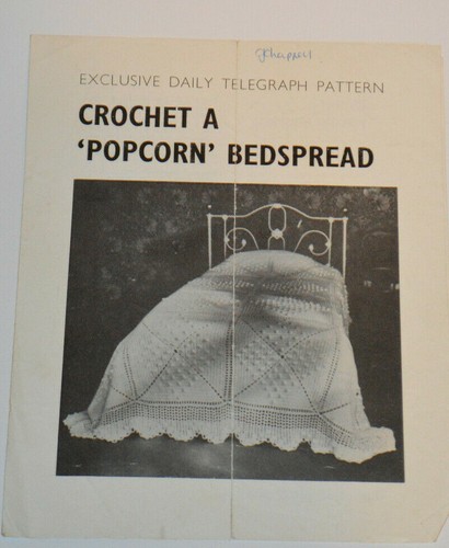 Crochet pattern for popcorn - pattern,