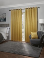 Thermal Thick Blackout Curtains 2 Panel Eyelet Ring Top Curtains Ambiance