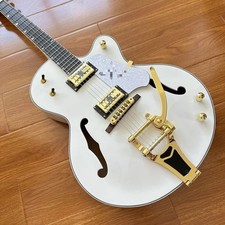 Custom Jazz  Electric Guitar hollow body Gold hardware