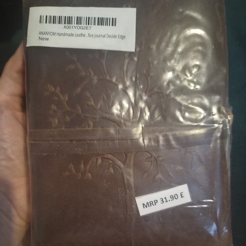 Handmade leather journal tree - handmade,