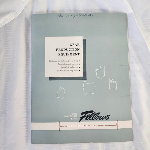 Fellows gear shaper - fellows,