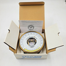 MARINE BAROMETER ANEROID SATO KEIRYOKI-MFG.CO.LTD JAPAN 553 -90258