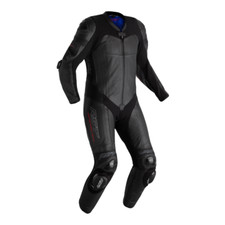 RST Pro Series Evo Airbag 1 piece Race Track Sport Leather Suit Black