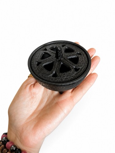 Cone incense burner cast iron - burner,