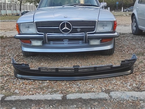 Front bumper spoiler mercedes - bumper,