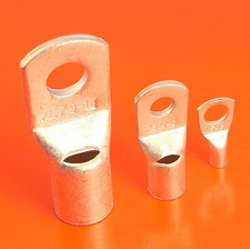High Quality Copper Tube Terminals - Battery Cable Lugs/Eyelets Sizes 2.5mm-70mm