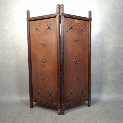 Vintage folding fire - fire, screen