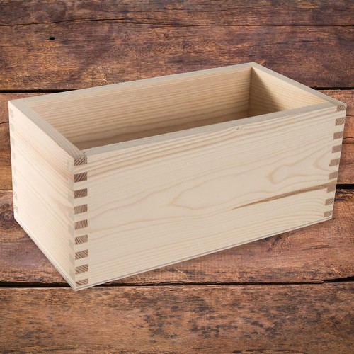 Rectangular plain wooden - rectangular, open