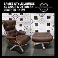 NEW XL Eames Lounge & Ottoman
