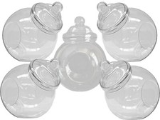 SLIGHT SECONDS 5 x 3.2l Plastic Victorian Sweet Jars Candy Buffet Wedding