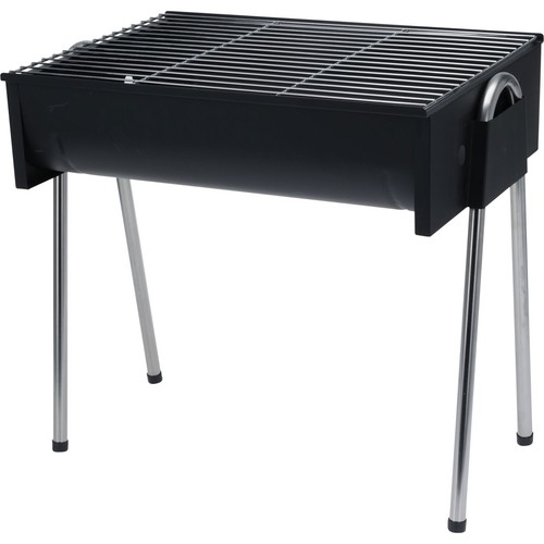 Half barrel charcoal barbecue - barrel,