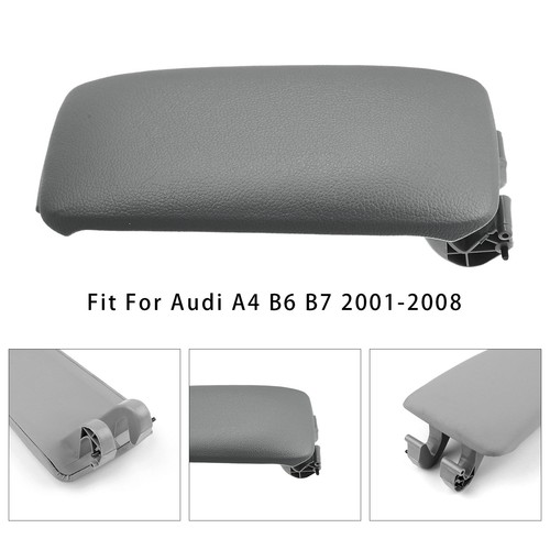 Gray leather armrest centre - gray,