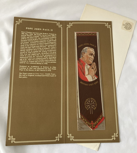 Cash silk bookmark 1982 - cash, visit