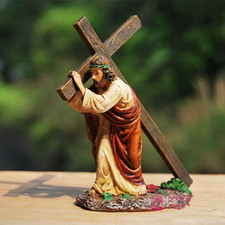 Jesus Statue with Cross