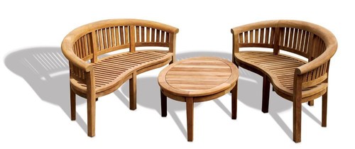 Teak coffee table - teak,