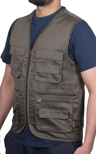 Men multi pockets vest - men, utility