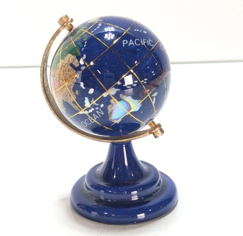 Vintage cobalt blue lapis - 4",